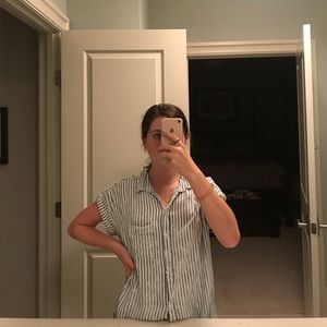 American eagle button down blouse